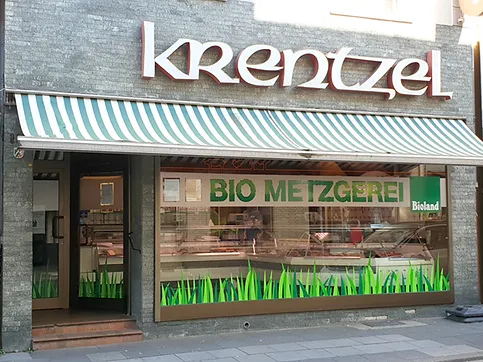 Schaufenster Metzgerei Krentzel
